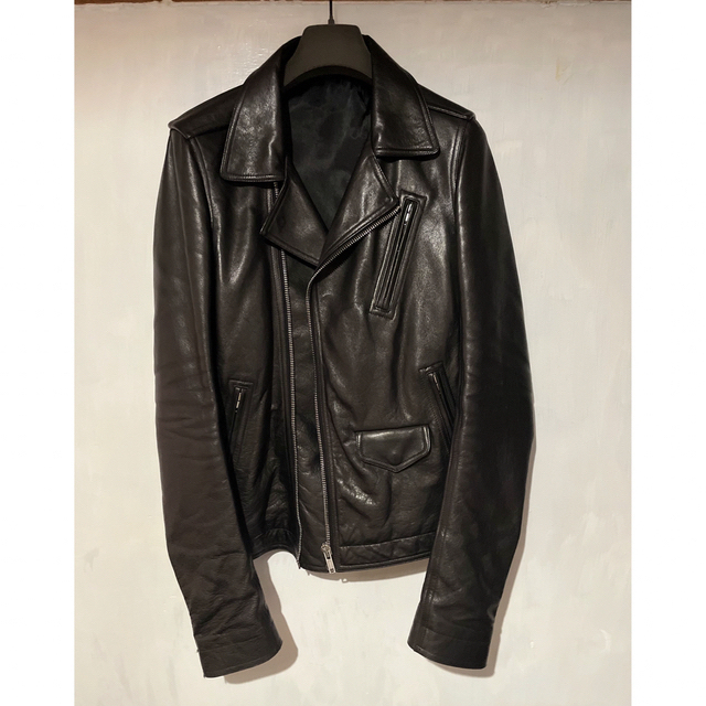 予約受付中】 owens rick - Owens Rick 16aw Jacket Stooges レザー