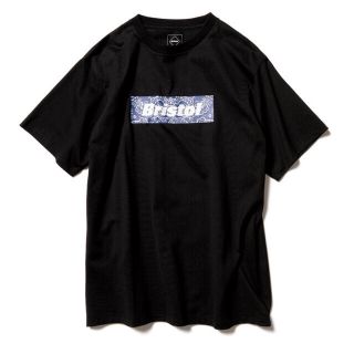 エフシーアールビー(F.C.R.B.)のF.C.Real Bristol バンダナ BOX LOGO TEE 黒(Tシャツ/カットソー(半袖/袖なし))