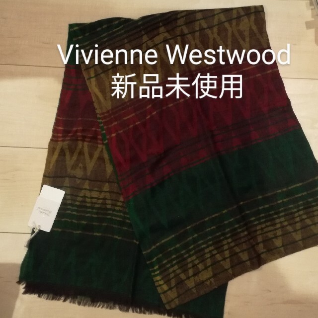 Vivienne Westwood(ヴィヴィアンウエストウッド)のヴィヴィアンウエストウッドの大判スカーフ　ストール レディースのファッション小物(ストール/パシュミナ)の商品写真