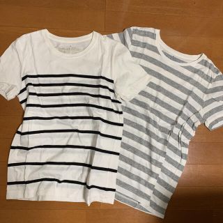 ムジルシリョウヒン(MUJI (無印良品))の無印　Tシャツ2点セット(Tシャツ(半袖/袖なし))