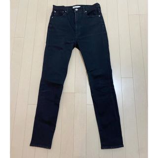 マウジー(moussy)のMOUSSY (マウジー) HW Rebirth BLACK SKINNY 27(スキニーパンツ)