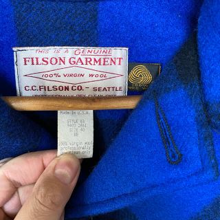 「希少 廃盤色 FILSON フィルソン ダブルマッキーノクルーザー