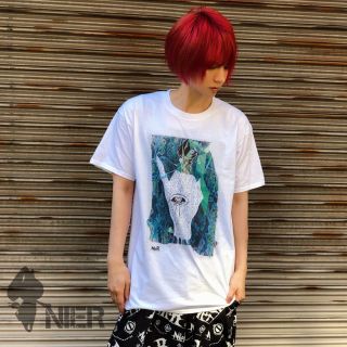 NieR ニーア Tシャツ SWEAR TEE イエロー(Tシャツ(半袖/袖なし))