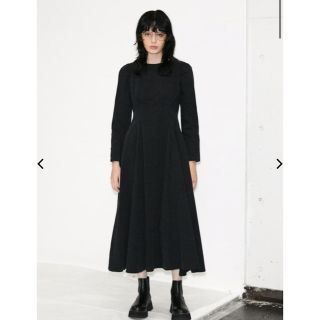 マウジー(moussy)のmoussy パフスリーブデニムドレス(ロングワンピース/マキシワンピース)