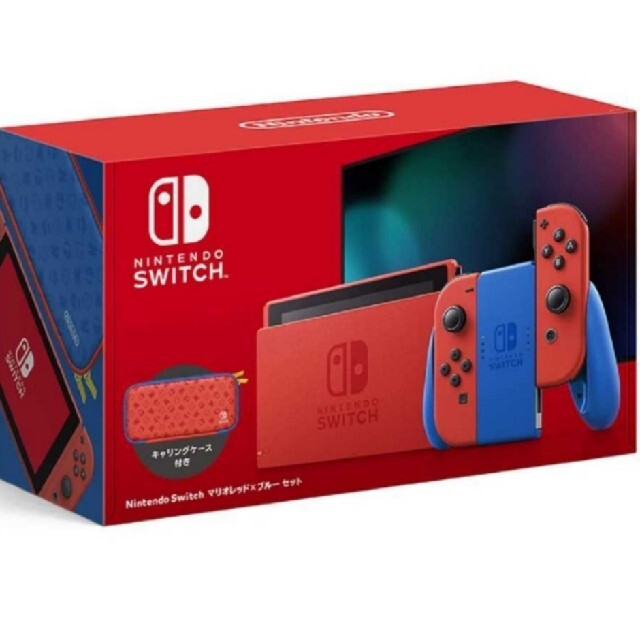 良質  Nintendo Switch セット マリオレッド×ブルー ニンテンドースイッチ 匿名対応 2/28購入 新品 - 家庭用ゲーム機本体