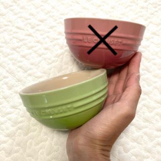 ルクルーゼ(LE CREUSET)のル・クルーゼ　ライスボール/グリーン(食器)