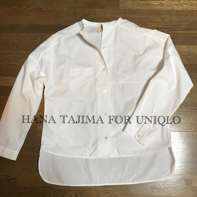 UNIQLO(ユニクロ)の専用HANA TAJIMA FOR UNIQLO 白シャツS ビッグシルエット レディースのトップス(シャツ/ブラウス(長袖/七分))の商品写真