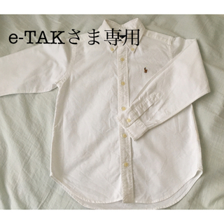 ラルフローレン(Ralph Lauren)のラルフローレン𖤣𖥧𖥣白シャツ　120cm(Tシャツ/カットソー)