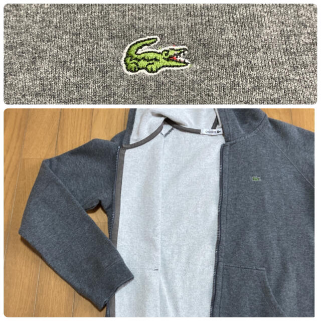 LACOSTE(ラコステ)の【ラコステ】フード付きジップアップパーカー レディースのトップス(パーカー)の商品写真