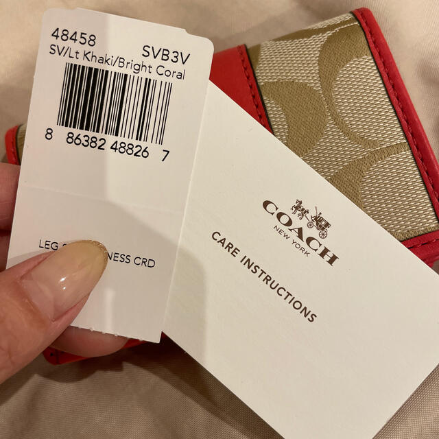 COACH 名刺入れ 新品 コーチ