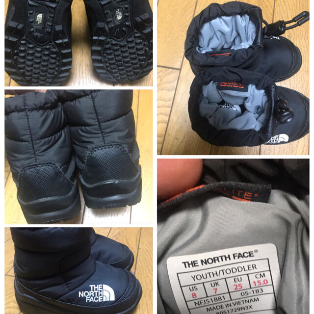 THE NORTH FACE(ザノースフェイス)のTHE north faceザノースフェイスヌプシブーツ キッズ/ベビー/マタニティのキッズ靴/シューズ(15cm~)(ブーツ)の商品写真