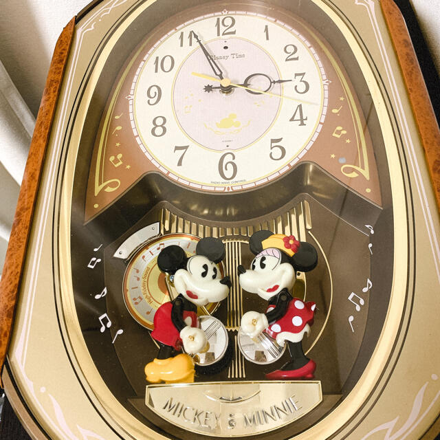 ☆ レア ☆ ディズニータイム SEIKO ミッキー＆ミニー からくり時計-