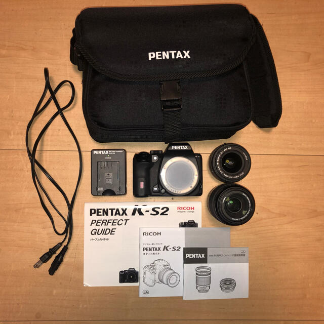 人気スポー新作 PENTAX デジタル一眼レフ K-S2 ダブルズームキット ブラック WZOOMKIT BLACK 11612