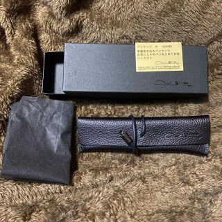 値下げ【新古品】gilde 革製ペンケース ロール型(ペンケース/筆箱)