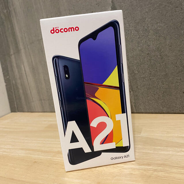 スマホ/家電/カメラGalaxy A21（SC-42A）本体　ブラック　SIMフリー