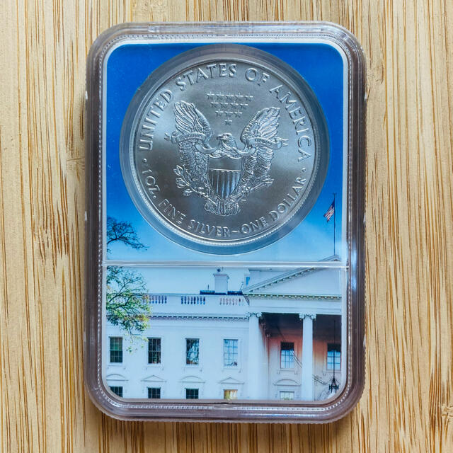 トランプ大統領ラベル　NGC MS70 ホワイトハウスラベル　2021 エンタメ/ホビーの美術品/アンティーク(貨幣)の商品写真