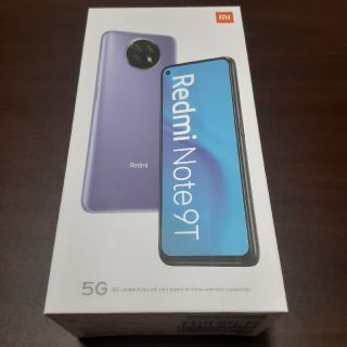 Xiaomi Redmi Note 9T 国内版 ブラック おサイフ(スマートフォン本体)