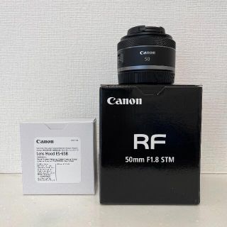 キヤノン(Canon)の【未開封の純正フード・フィルター付】RF50mm F1.8 STM(レンズ(単焦点))