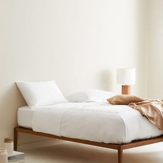 ザラホーム(ZARA HOME)の新品未使用　ザラホーム　シャイニー刺繍布団カバー　シングル(シーツ/カバー)