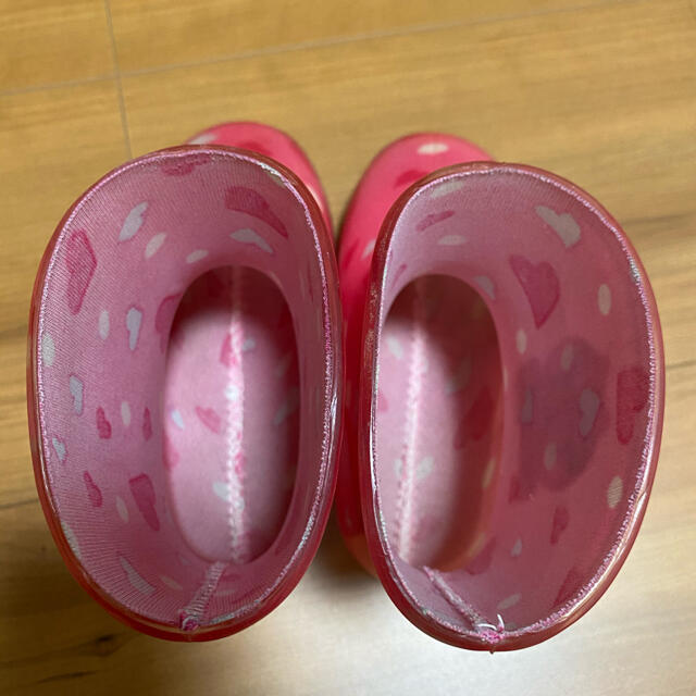 ミニーちゃんレインブーツ キッズ/ベビー/マタニティのベビー靴/シューズ(~14cm)(長靴/レインシューズ)の商品写真