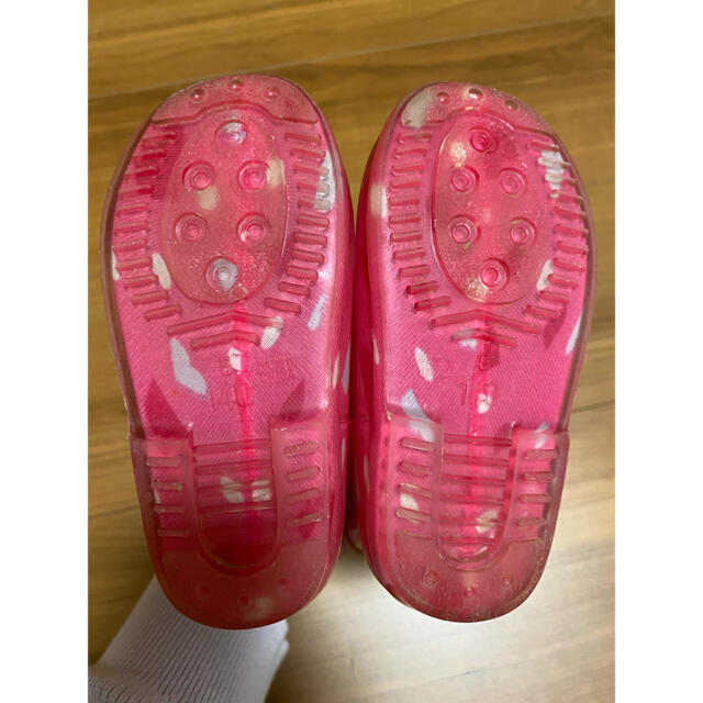ミニーちゃんレインブーツ キッズ/ベビー/マタニティのベビー靴/シューズ(~14cm)(長靴/レインシューズ)の商品写真