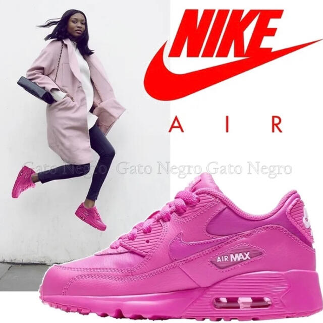 ★Nike Air Max 90 Leather【Laser Fuchsia】スニーカー