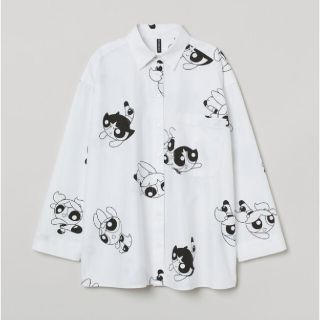 エイチアンドエム(H&M)のパワーパフガールズ　xsサイズ(シャツ/ブラウス(長袖/七分))