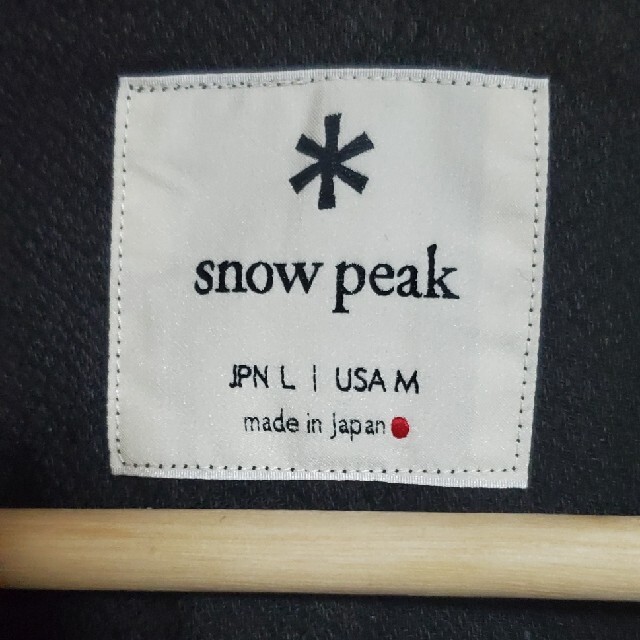 Snow Peak(スノーピーク)の【スノーピーク】コットンリネンドビーロングシャツ (Lサイズ/ブラック） メンズのジャケット/アウター(その他)の商品写真