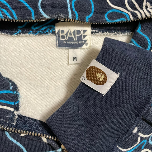 A Bathing Ape Neon Blue Camo パーカー NIGO期 | www.jarussi.com.br