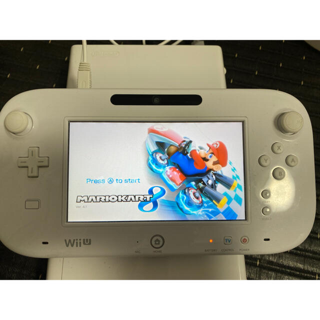 wiiu32GB セット 電源アダプター ゲームパッド 充電ケーブルマリオカート 1