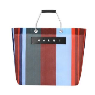 マルニ(Marni)の新品タグ付☆マルニ　マーケット　ストライプバッグ(トートバッグ)