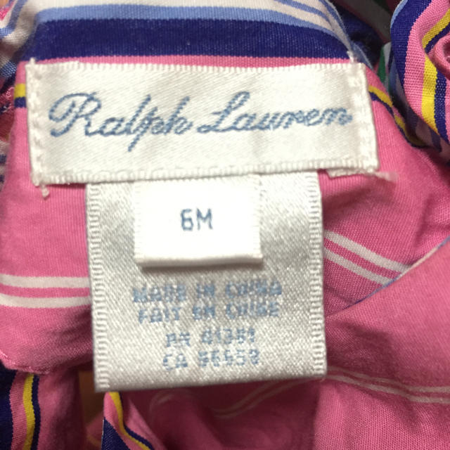 Ralph Lauren(ラルフローレン)の値下げ中♡ラルフローレンワンピ6M キッズ/ベビー/マタニティのベビー服(~85cm)(ワンピース)の商品写真