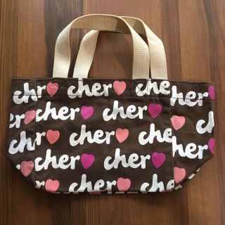 シェル(Cher)のCher シェル ミニバック エコバック トートバッグ 茶色(エコバッグ)