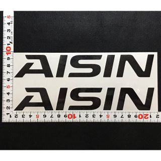 送料無料！二枚セット！AISIN アイシンカッティングステッカー(その他)