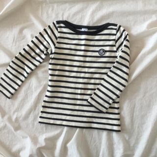 プチバトー(PETIT BATEAU)のプチバトー　ボーダーカットソー　4y104cm(Tシャツ/カットソー)