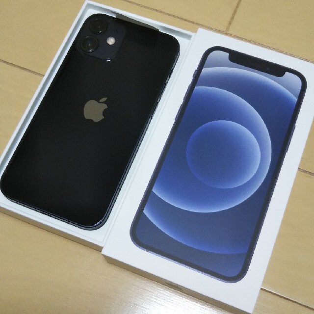 SIMフリー 新品未使用 iPhone 12 mini ブラック 64 GB