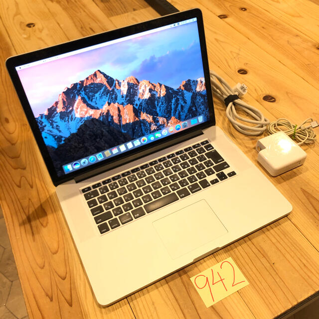 最上位モデル！MacBook pro retina 15インチ mid2014