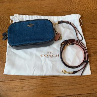 コーチ(COACH)の【美品】COACH 日本限定 ショルダーバッグ デニム(ショルダーバッグ)