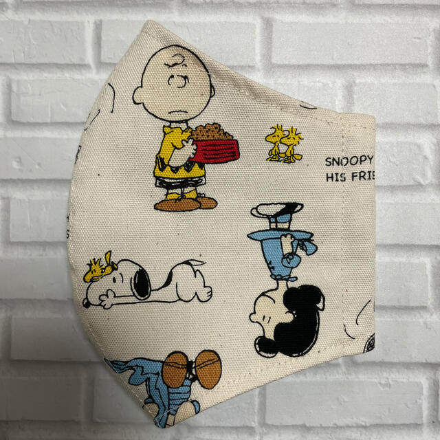 SNOOPY(スヌーピー)のスヌーピー ピーナッツ　インナーマスク  ハンドメイドのハンドメイド その他(その他)の商品写真