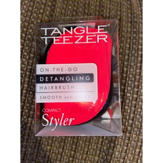 97様専用　TANGLE TEEZER COMPACT ピンクブラック(ヘアブラシ/クシ)