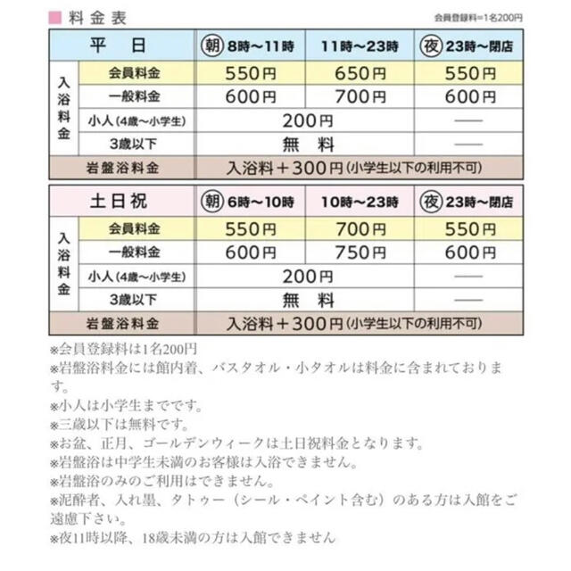 愛知県豊田市　おいでんの湯　回数券8枚綴り