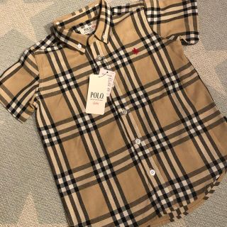  1日限定値下げ 100cm POLO Baby チェックシャツ ポロベビー  (Tシャツ/カットソー)