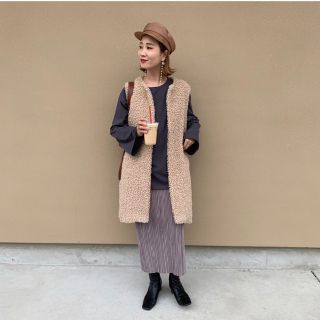 トゥデイフル(TODAYFUL)のe様専用　mite pleats straight sk(ロングスカート)