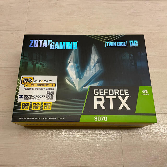 PCパーツGEFORCE RTX 3070 ZOTAC OC