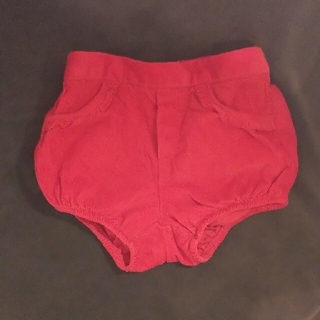 ベビーギャップ(babyGAP)のベビーGAP 赤色ブルマ パンツ 70cm 6-12month(パンツ)