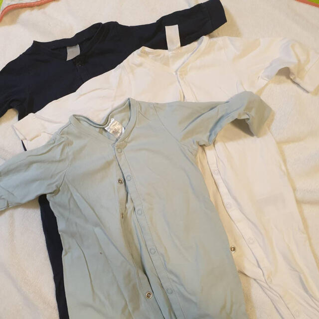 H&M(エイチアンドエム)のH&M ロンパース　3枚セット キッズ/ベビー/マタニティのベビー服(~85cm)(ロンパース)の商品写真
