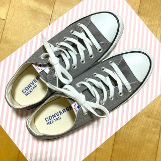 コンバース(CONVERSE)の土日限定値下げ！24.5 converseコンバース ネクスター　グレー　(スニーカー)