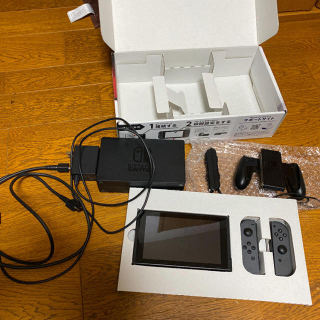 任天堂 switch 新型 グレー DLソフト多数オマケ www.krzysztofbialy.com