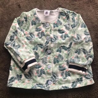 プチバトー(PETIT BATEAU)のプチバトー　子ども用ジャケット　カーディガン  80cm 18m(カーディガン/ボレロ)