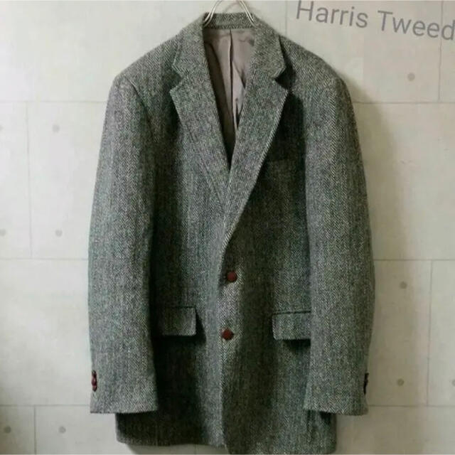 Harris Tweed - ハリスツイード ジャケット ヴィンテージ USA製
